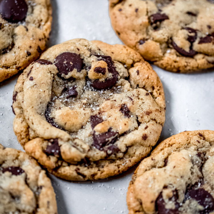 Brown butter chocolate chip cookies